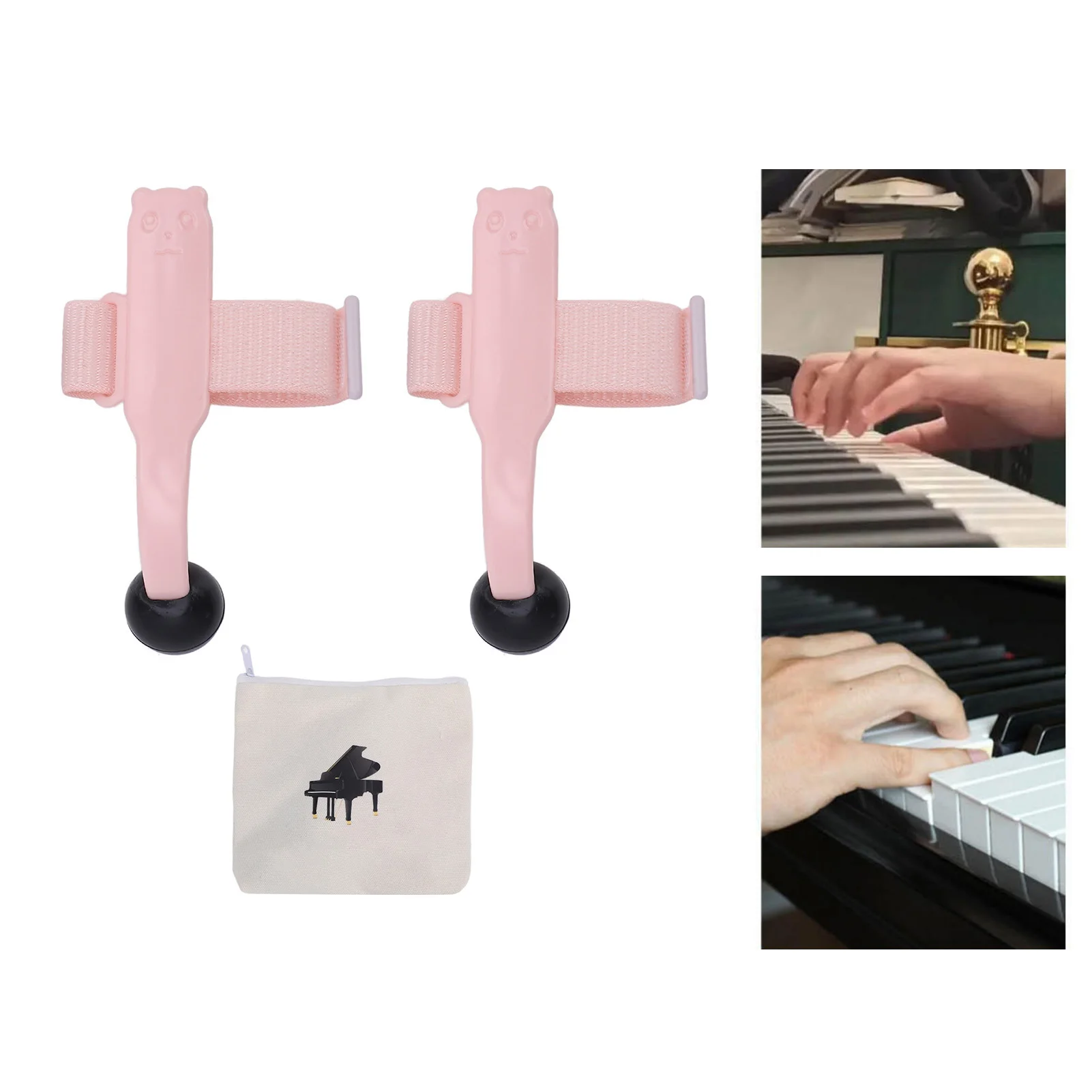 1 Pair Piano Gesture Corrector with Palms Finger Exercisers Piano Finger Trainer Posture Correction Tool Piano Finger Training