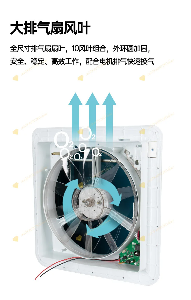 RV ventilation fan 12V two-way car roof modification ventilation, rainproof, ins