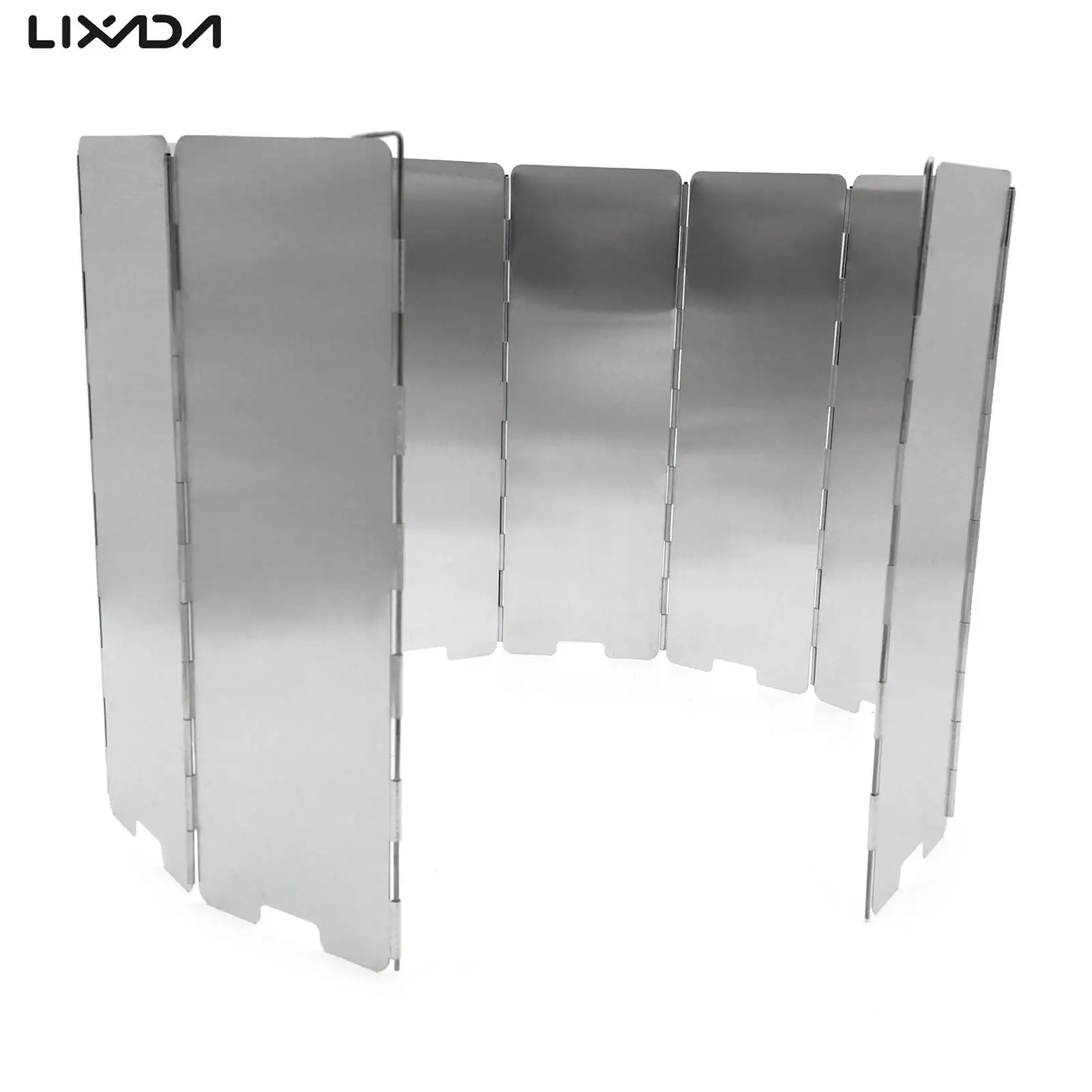 FoldingStoveWindscreen10PlatesAluminumCampingCookerStove