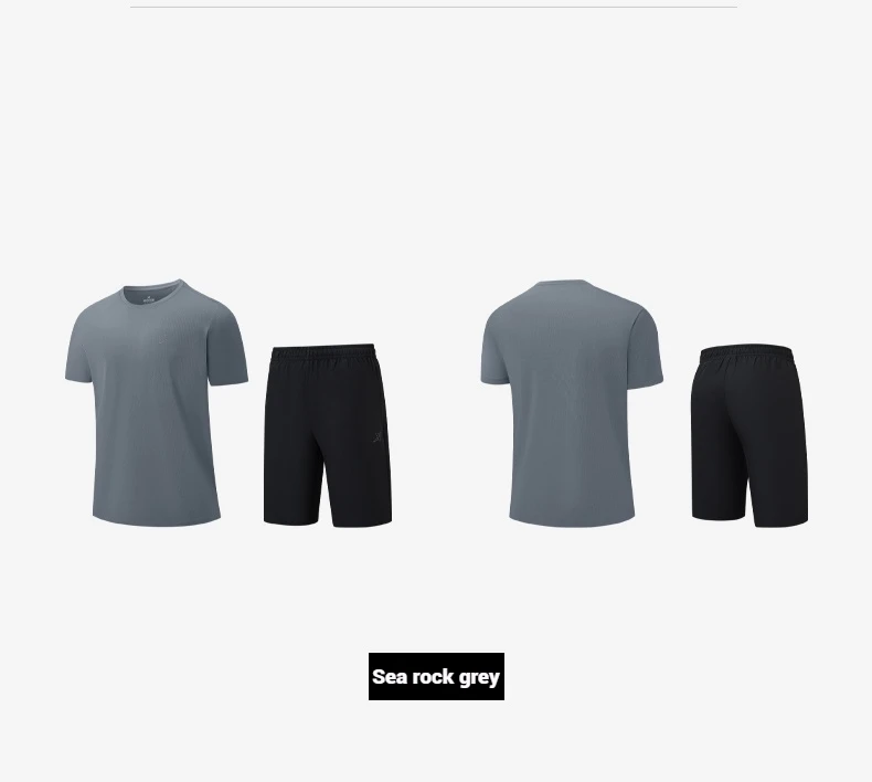 XTEP Herren-T-Shirt, Shorts, 2025, Frühling, Sommer, Stoßdämpfung, Kissen, Oberteile, Hose, Klettern, Outdoor, gemischte Farben 875229 A70154 – Detail 5