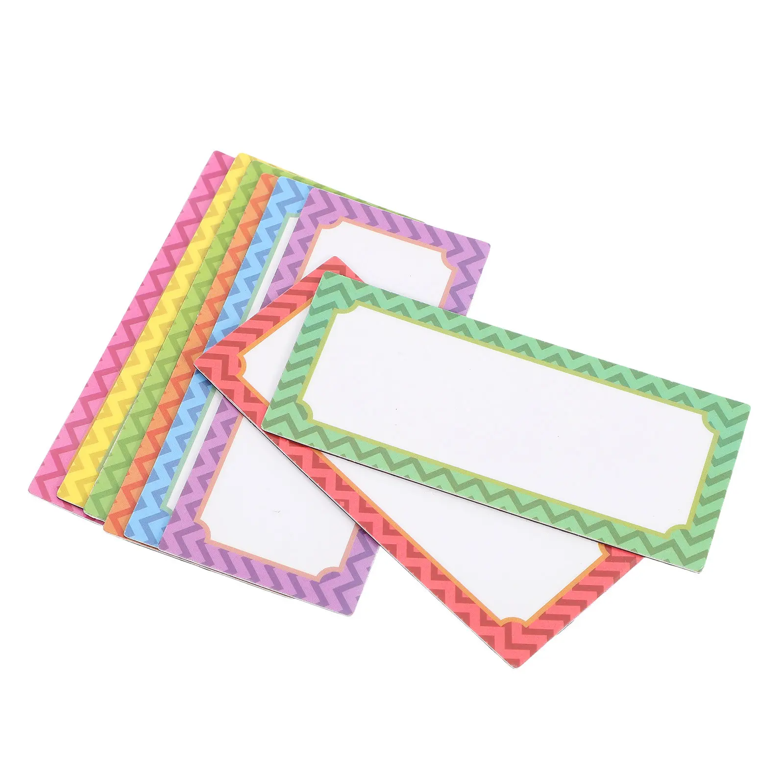 8Pcs 자기 이름표 드라이 지우기 빈 라벨 애완 동물 재료 지울 수 있고 쓸 수 있는 화이트보드 냉장고 캐비닛 창고용