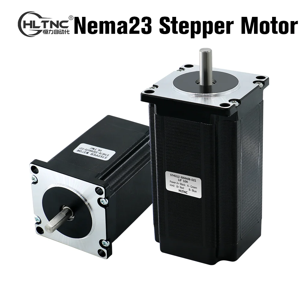 Stepper Motor 57mm nema23 3A 2Phase 1.2N 2N 2.2Nm 2.5N 3Nm 4-Lead 8mm Single Shaft For CNC Engraver Router 3D Printer