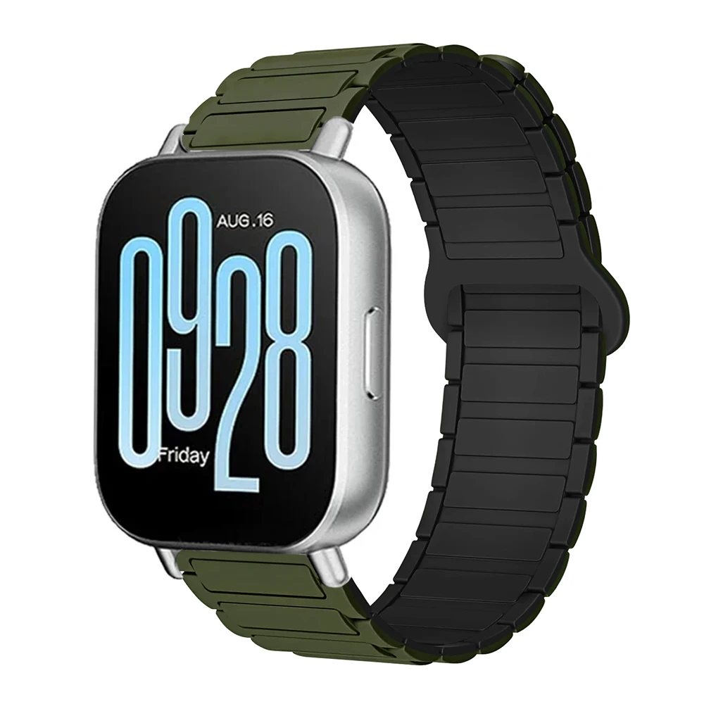 Magnetic Silicone Loop Strap - 22mm Wristband Bracelet