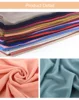 Ramadan Islamic Instant Bubble Chiffon Shawl Scarf Lady Head Wrap Women Hijabs Scarves Bufandas Muslim Veil Hijab Snood 180*70cm 4