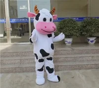 Cosplay Dairy cow Milk cows Cartoon character costume Mascot Costume Advertising Ceremony Fancy Dress Party Animal carnival prop 2