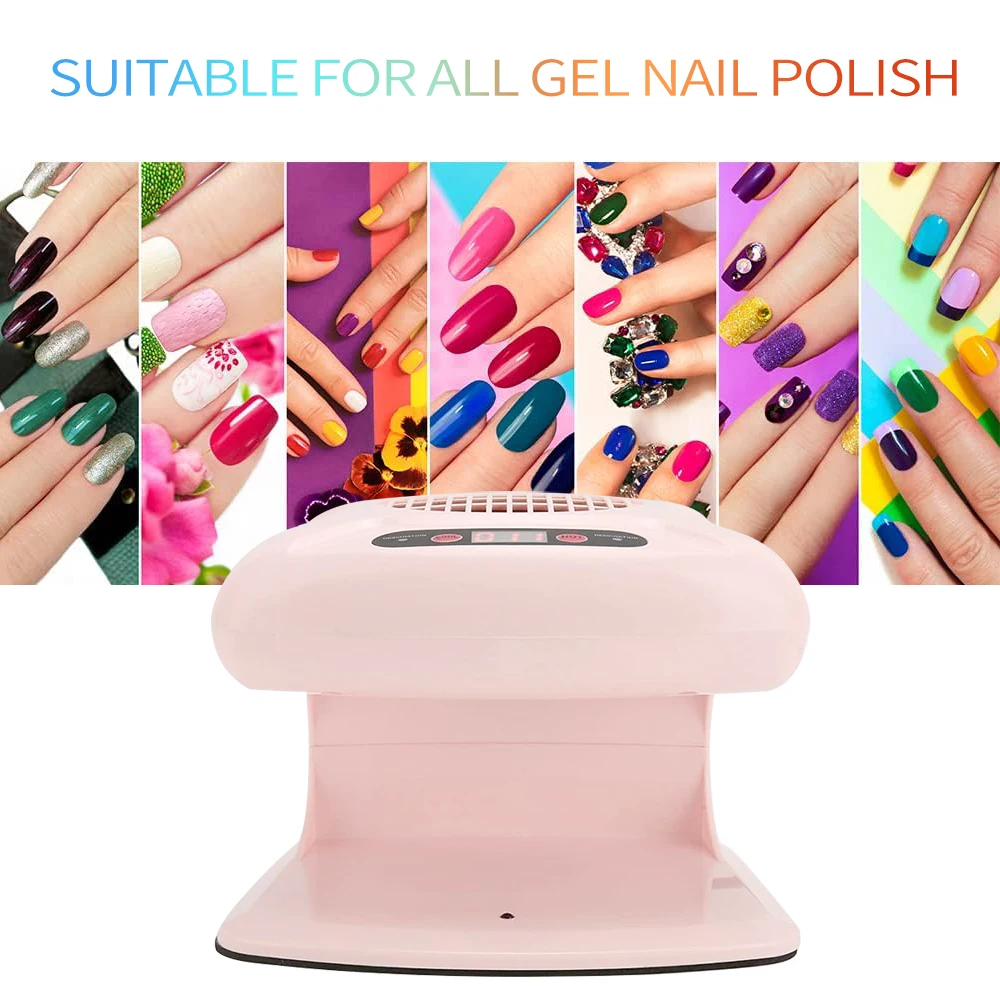 LULAA Cold Hot Air Nail Dryer Manicure Nail Fan Infrared Automatic Warm Cool Wind Blower Dryer For Nail Polish Fast Curing 5