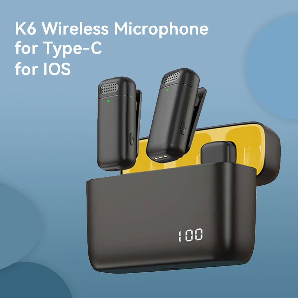 WirelessMicrophoneLapelK6PortableBluetoothSpeakerDJMICGamer