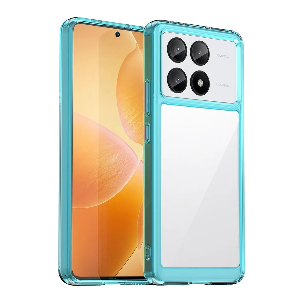Étui Transparent pour X6 M6 F5 X5 GT X4 M5 F4 POCO C65 C40 C55 M4 Pro F3, housse de téléphone souple et fine en TPU_voghion.com