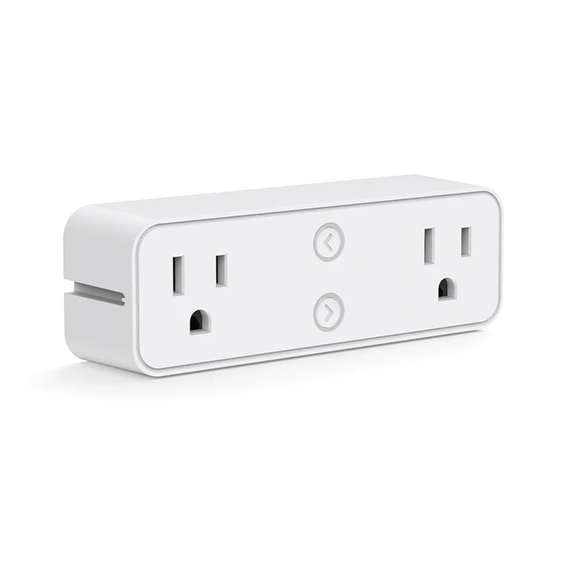 

Dual Socket Plugs Wifi Outlet Extender Dual Socket Plugs Works With For Alexa, Home Assistant,No Hub Required US Plug