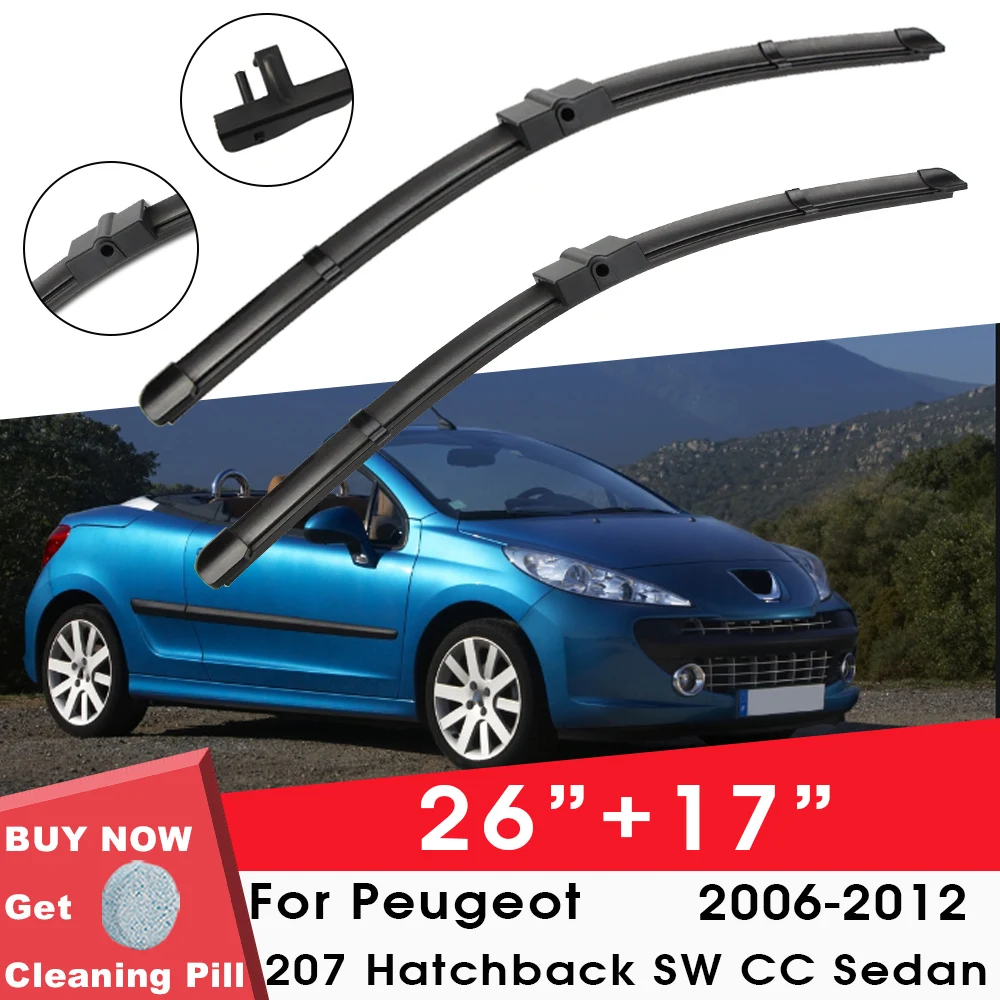 Car Wiper Blade Front Window Windshield Wiper For Peugeot 207 Hatchback