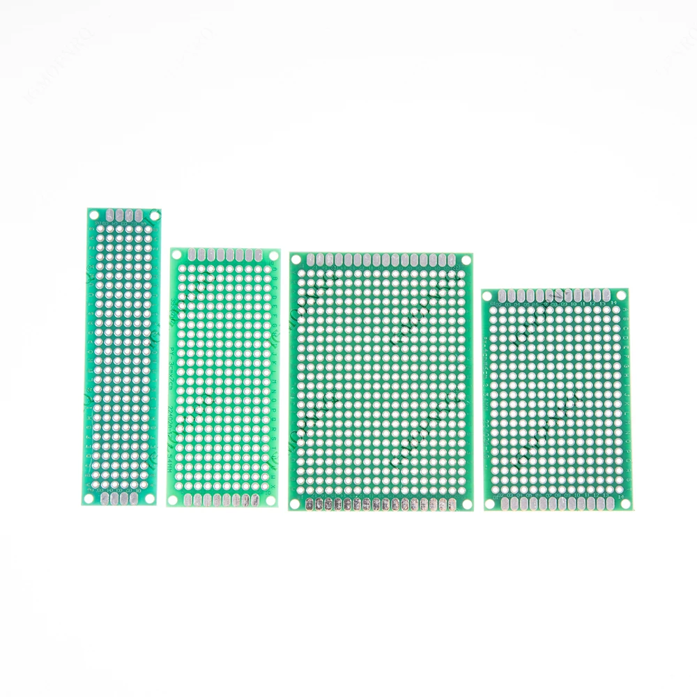 4pcs 5x7 4x6 3x7 2x8 cm 5*7 4*6 3*7 2*8 양면 구리 프로토 타입 pcb 범용 보드 동굴 플레이트 회로 기판