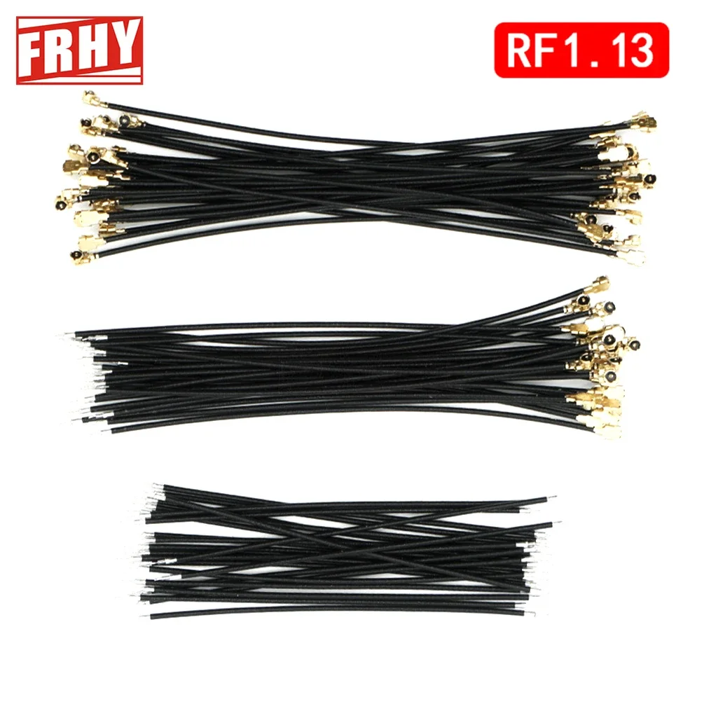 10 Stück IPX u.fl Jack RF-Kabel – 1,13 mm Jumper-Löt-Einzelkopf-Adapter-Anschluss (10 cm/15 cm/20 cm/30 cm Längenoptionen) – Detail 1