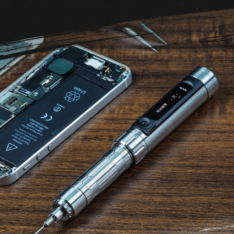 MINIWARE ES15S Intelligent Motion-Control Cordless Electric Screwdriver, USB Rechargeable, 24-Piece 4mm Bit Set with LED Lights 4 MINIWARE ES15S Intelligent Motion-Control Cordless Electric Screwdriver, USB Rechargeable, 24-Piece 4mm Bit Set with LED Lights - Image 4