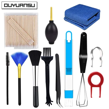 Kit di pulizia Estrattore per copritasti Altoparlante Pulito Porta di ricarica del telefono Strumento di pulizia per tastiera Airpods Auricolari Porta USB per fotocamera