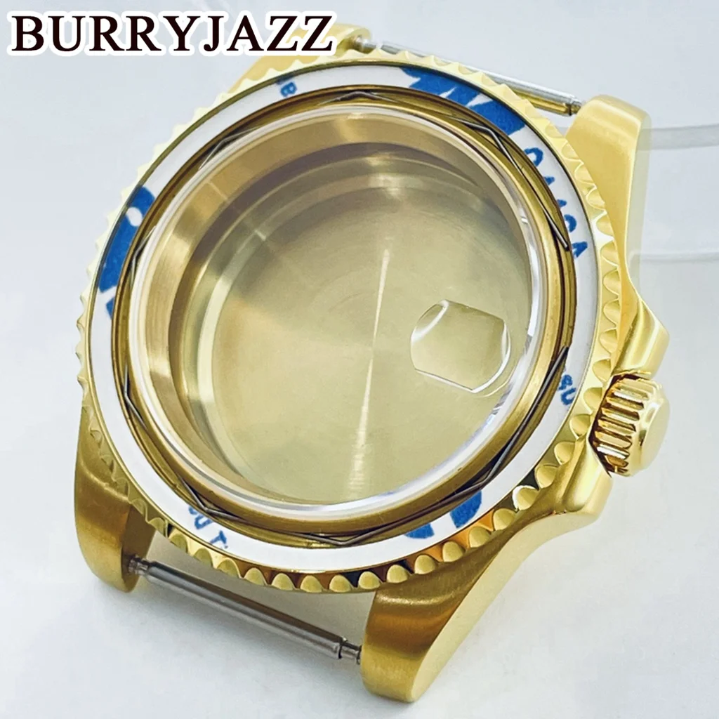 Burry jazz 40mm gehäuse nh35 nh36 nh34 nh38 nh70 nh72 eta2824 pt5000 uhr gehäuse saphirglas silber gold roségold schwarz – Detail 12