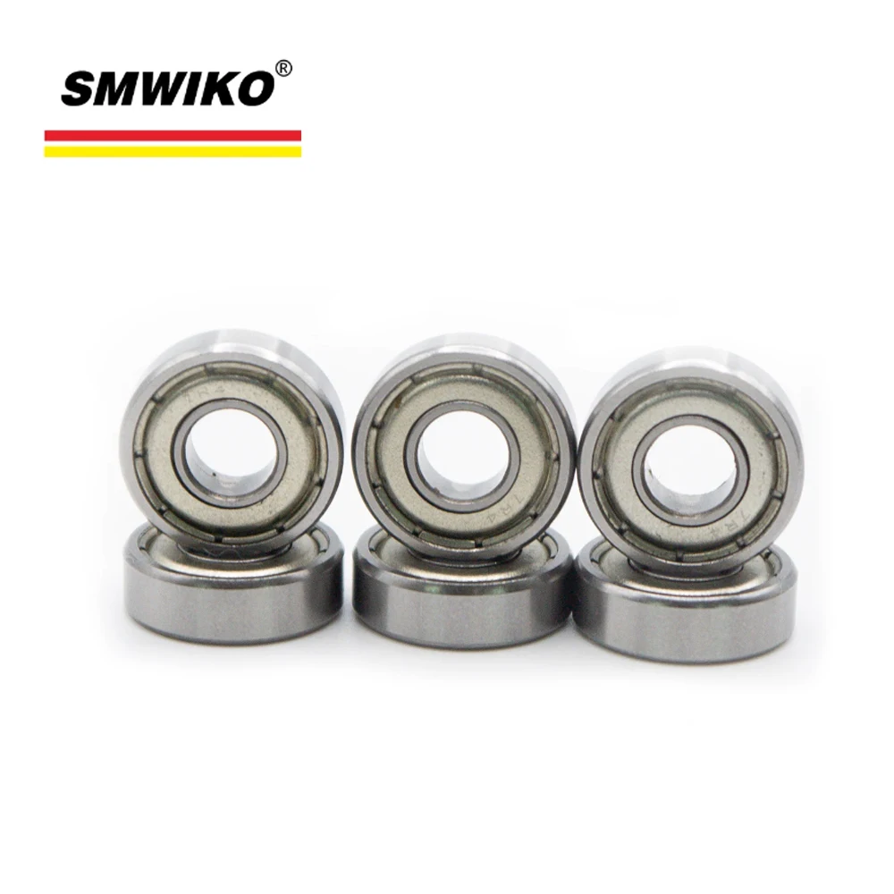 SMWIKO 정밀 엔지니어링 R4ZZ 자전거 베어링, 크롬 스틸 ABEC-3, BMX 자전거 및 미니 자전거용, 6.35x15.875x4.978mm
