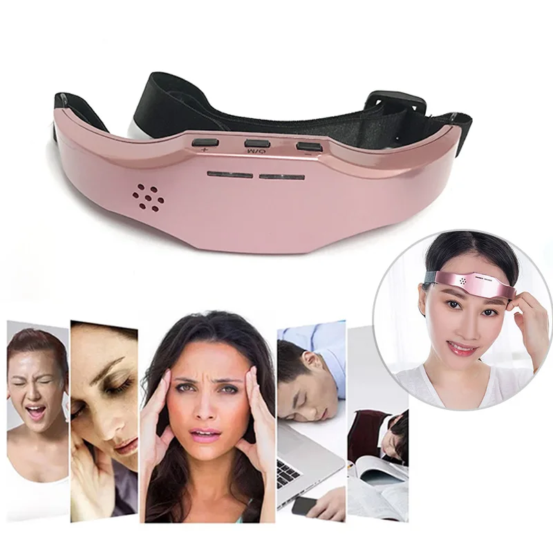USB Smart Sleep Head Massager Electric Sleep Aid Instrument Improve Insomnia Therapy Device Relieving Headache Brain Relaxation rat and mouse anesthesia adapter adapter brain stereotaxic instrument