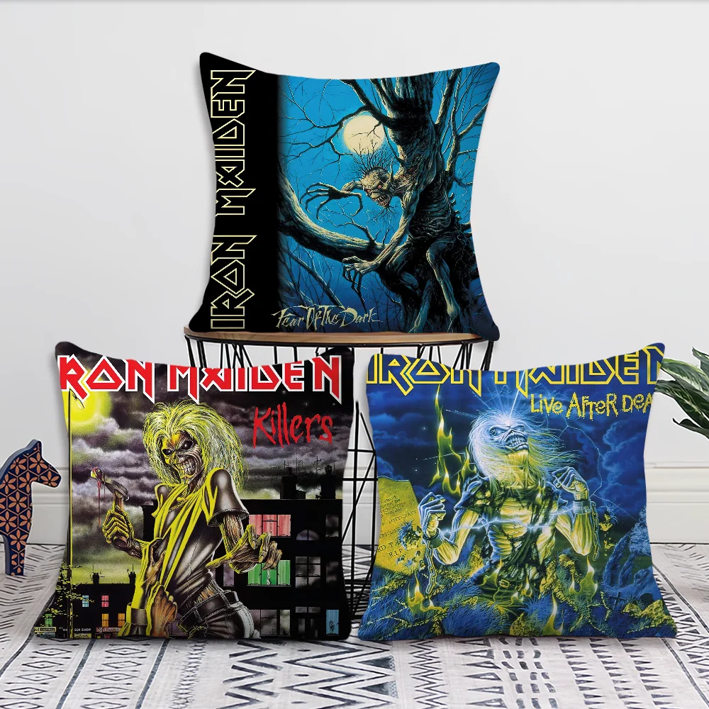 Heavy Rock Band Pillow Case for Living Room