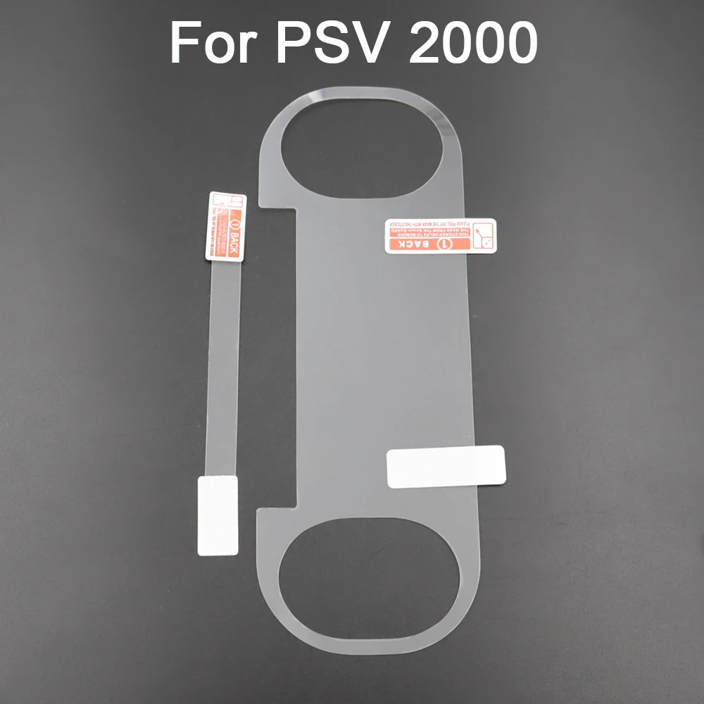 HD Transparent Screen Protector Film - Front & Rear Protective Pack for Game Consoles, Bulk Quantity Options