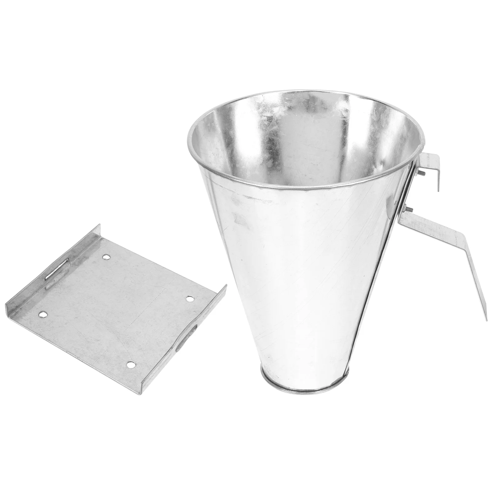 

Kill Chicken Cone Slaughter Factory Tool Cone-shaped Funnel Earth Tones Stainless Steel Blood Draining