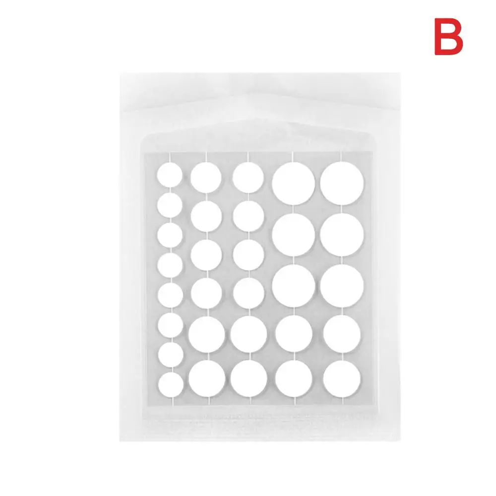 30 шт. Пластирі від прищів від прищів, невидимі засоби для видалення прищів, гідроколоїдні пластирі від прищів, плями, консилер, водонепроникна ремонтна наклейка