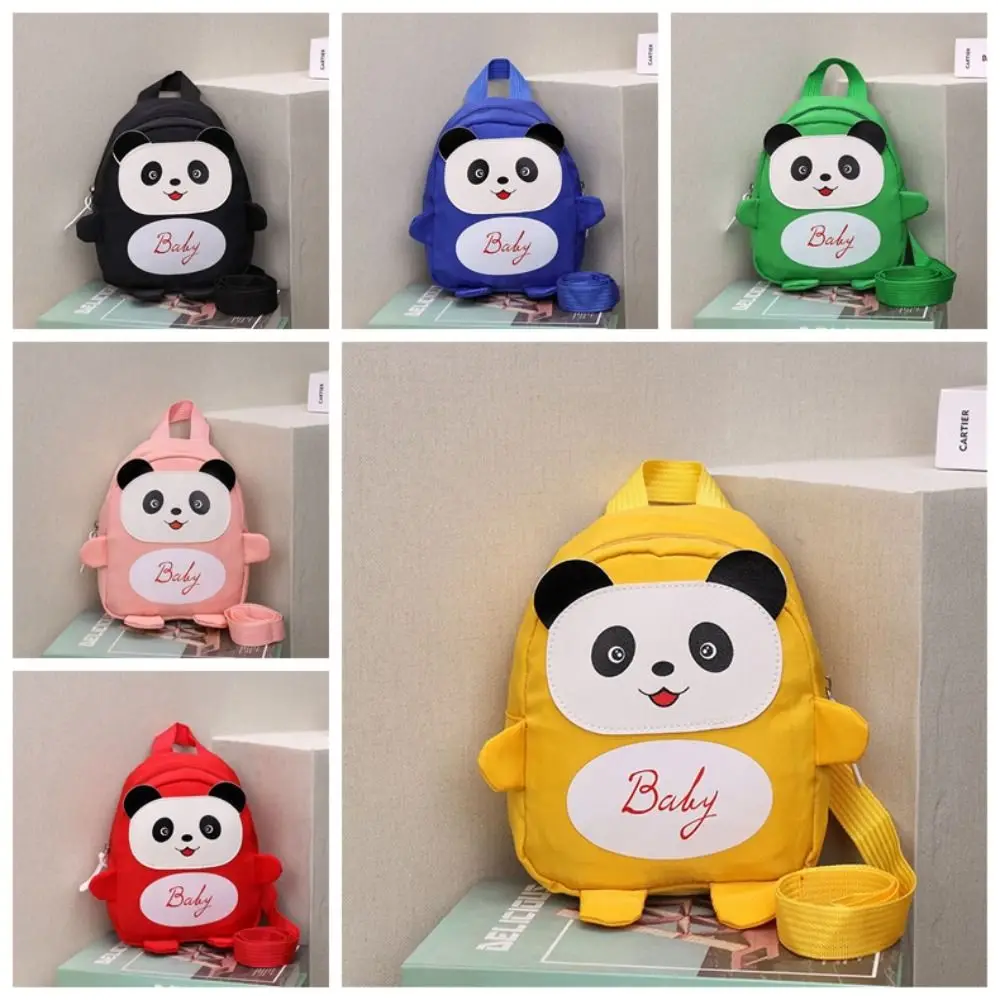 Cartoon Panda Children Backpack Anti-lost Adjustable Children School Bag School Bag Mini Kindergarten Backpack Kindergarten 5