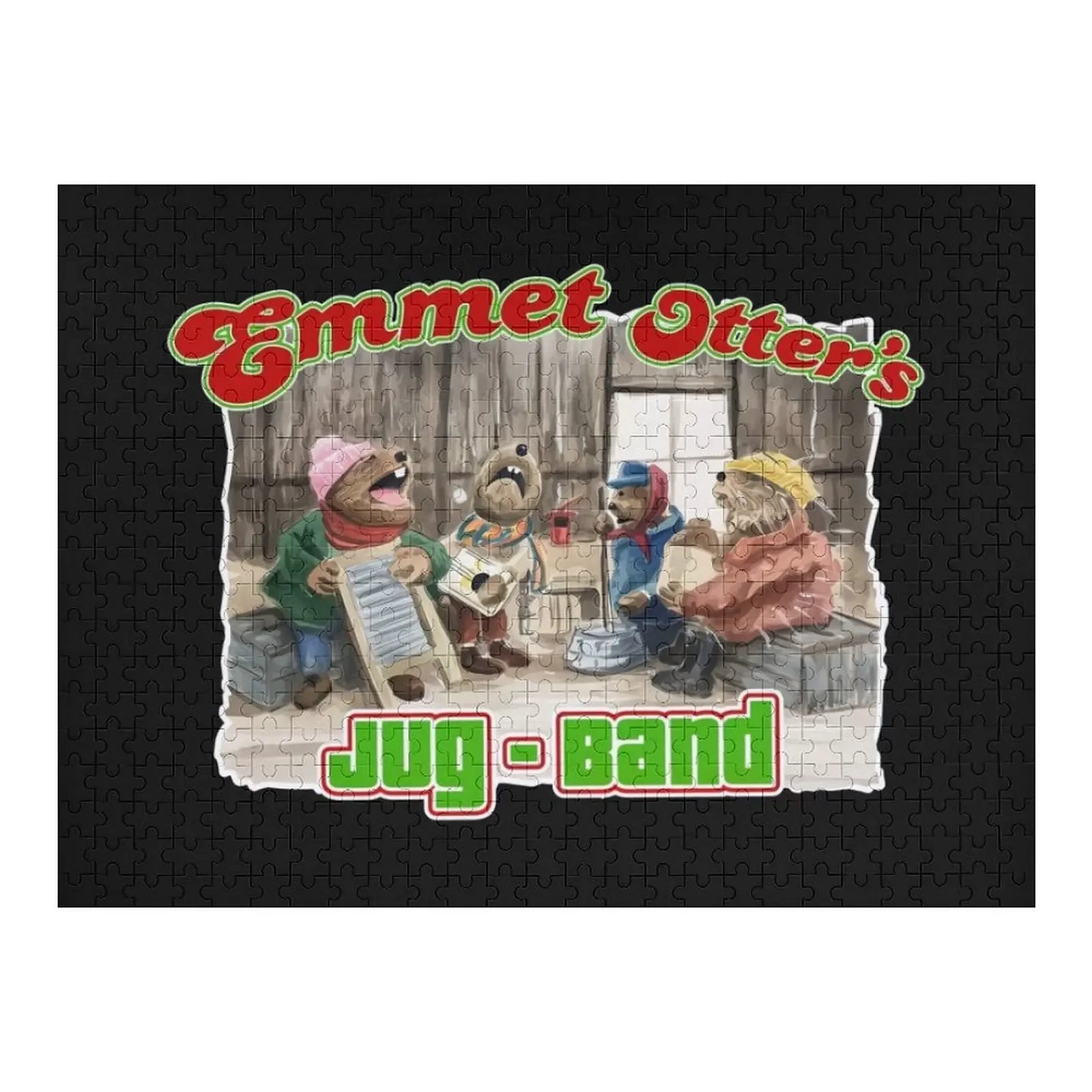 

Emmet-otter, retro, vintage, emmet otters jug band christmas, jug band, band Jigsaw Puzzle Baby Toy Photo Puzzle