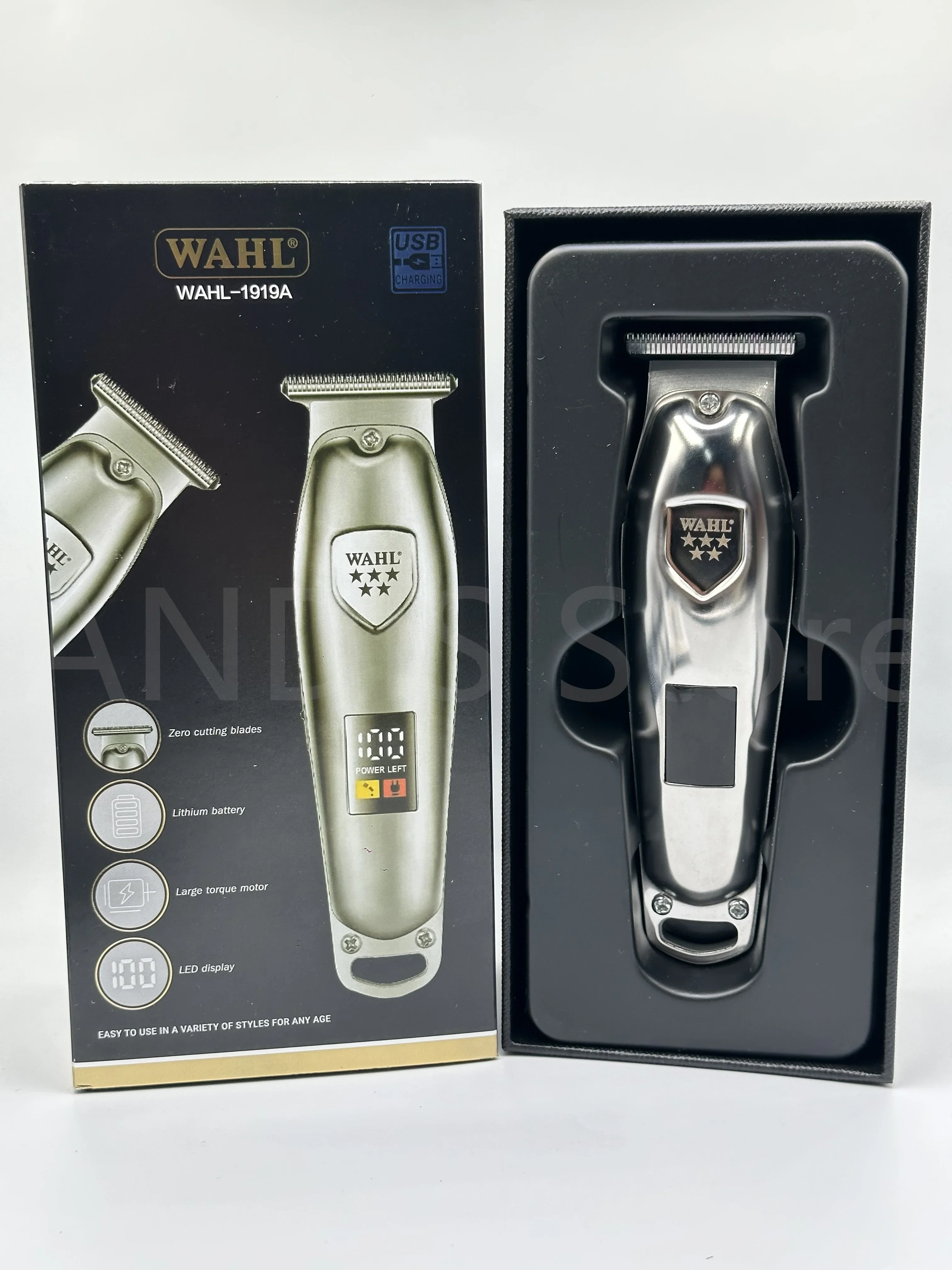 WAHL 1919A Professional Hair Clipper with Powder Metallurgy Blade: Durable, Sharp Cutting Tool for Salon-Quality Styling