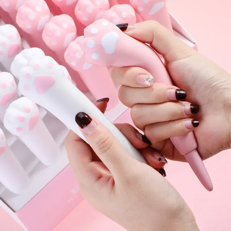 Stress Relieve Gel Pens Kawaii Rabbit Squishy Foam Signature Pens Cute Roller for School Korean Stationery Office Supplies