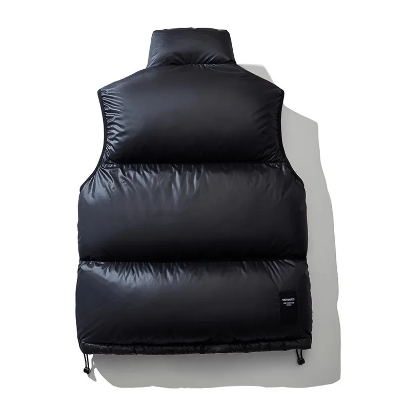Men's Winter Duck Down Puffer Vest Detail
