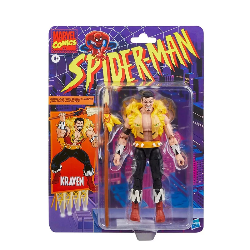 

[In Stock] Hasbro Marvel Legends Series Spider-Man Kraven the Hunter Action Figure Collectible Model Toy 6 Inch