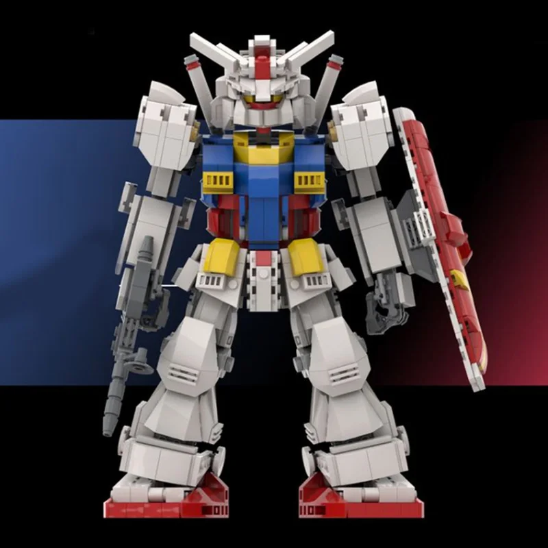 grill Skal snesevis Moc Apply To Lego Splice Mech Combat 90920 Medium Gundam Genzu Rx-78-2  Robot Superhero Mobile Set Model Building Toy - Blocks - AliExpress