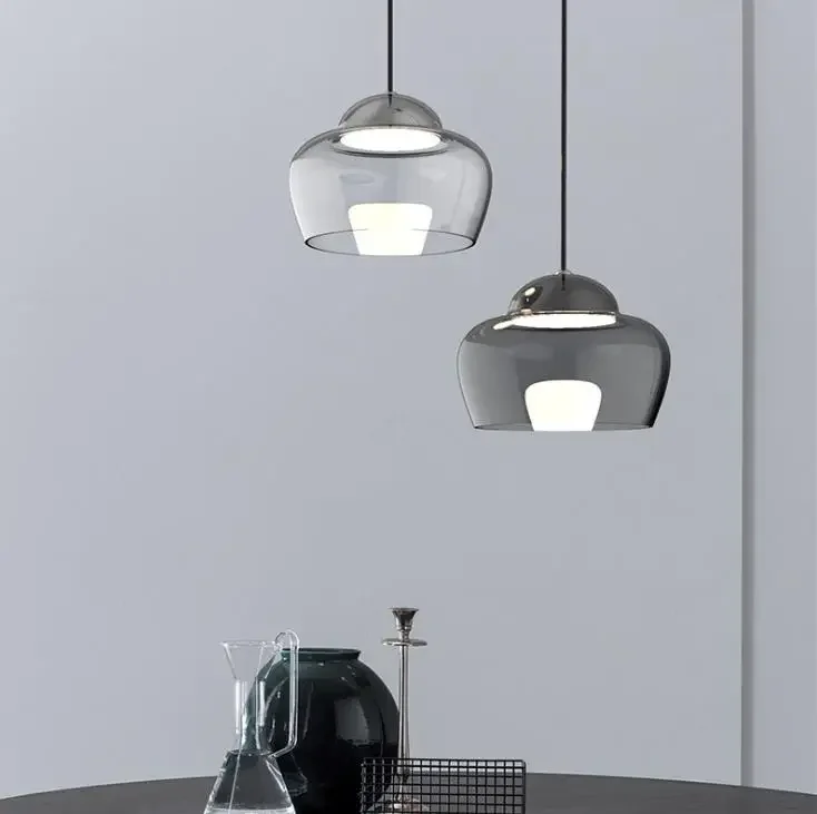 

modern Glass Pandent Lights led Hanging Lamp for Bar Counter Dining Room kitchen Bedroom restaurant Decorration 110v 220v