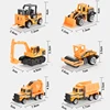 Big Trucks Set Mini Alloy Diecast Car Model Toys Vehicles Carrier Truck Helicopter Tank Fire Truck Engineering Car Toys For Kids 5