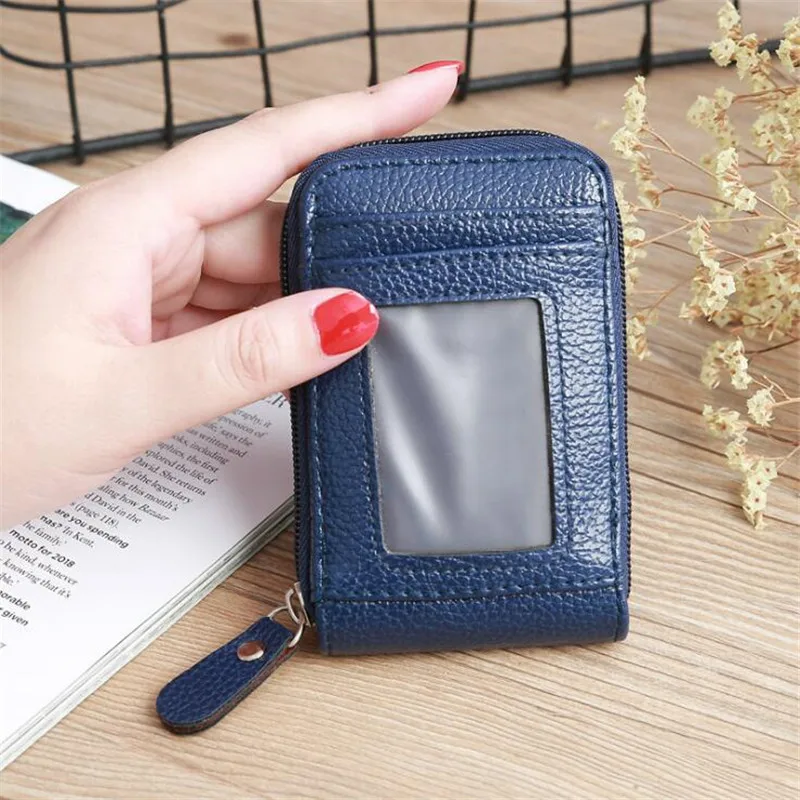 Brieftasche für Männer Kreditkarten inhaber RFID Blocking Reiß verschluss Tasche Geldbörse für Männer RFID Mann Brieftasche – Detail 3