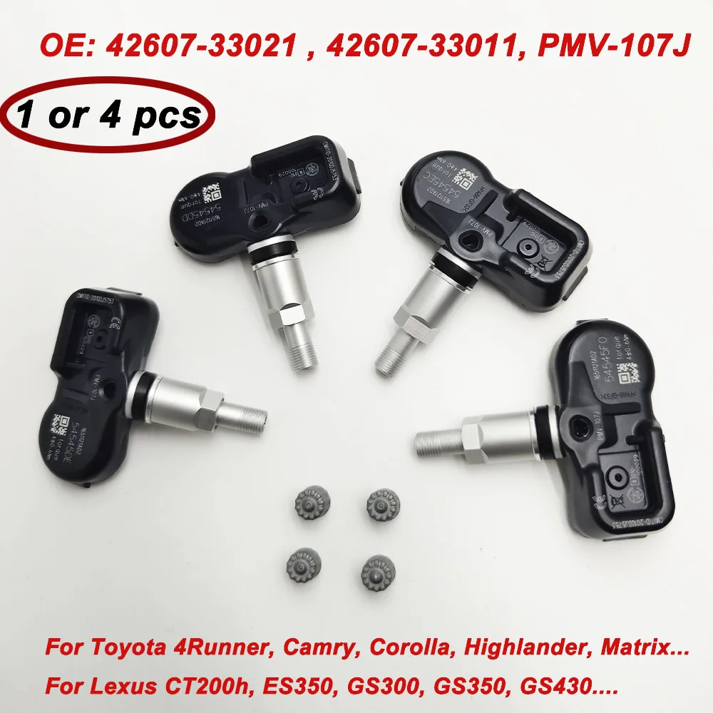 

Датчик давления в шинах TPMS LEXUS 1/4 шт. OE 42607-33021 42607-33011 42607-06011
