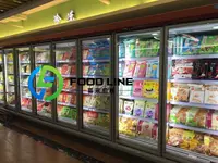 Petite porte en verre supermarché commerciale Mini réfrigérateur congélateur coffre profond affichage équipement de réfrigération 6