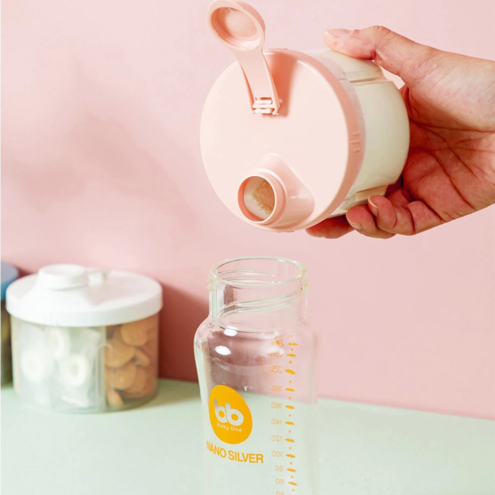 Portable milk powder packing box rotary multi-purpose four-cell packing box easy to disassemble and easy to clean
