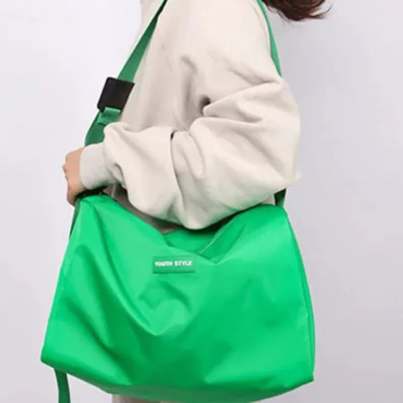 Street Leisure Women's Single Shoulder Bag Simple Large Capacity Multi Color Crossbody Bag High Quality Sports Cycling Bag