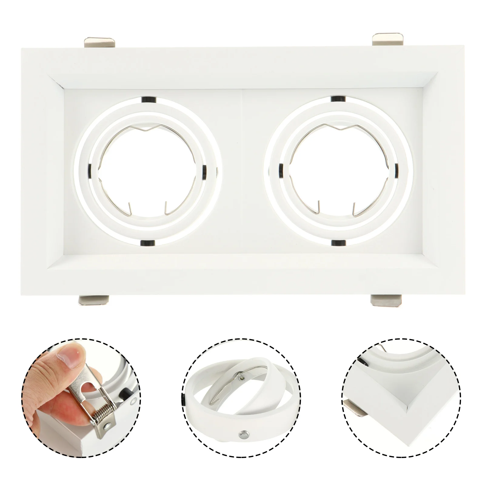 

Прожектор, корпус, потолочный светильник, монтажный корпус, утопленный держатель, пластиковое крепление