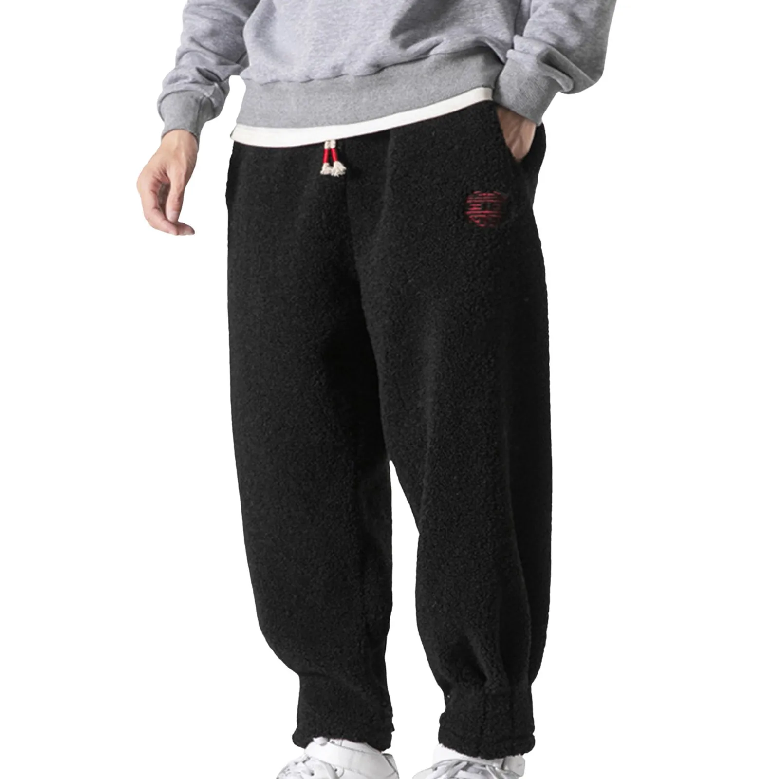 

Male Pants With Pockets In Cozy Jogger Sweatpants For Men Winter h And Thick Trousers Pocket Pants Hiking outfits
