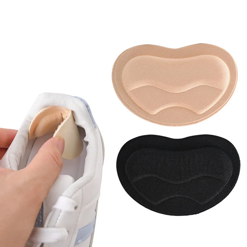 2/10pcs Anti-Drop Sports Shoes Heel Stickers For Men And Women Big Shoes Heel Anti-Grinding Heel Adjust Shoe Size Half-Size Pad