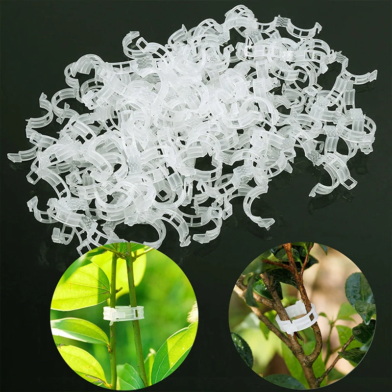Plastic plant clips Supports Connects Reusable Protection Grafting Fixing Tool Gardening Supplies for Vegetable Tomato