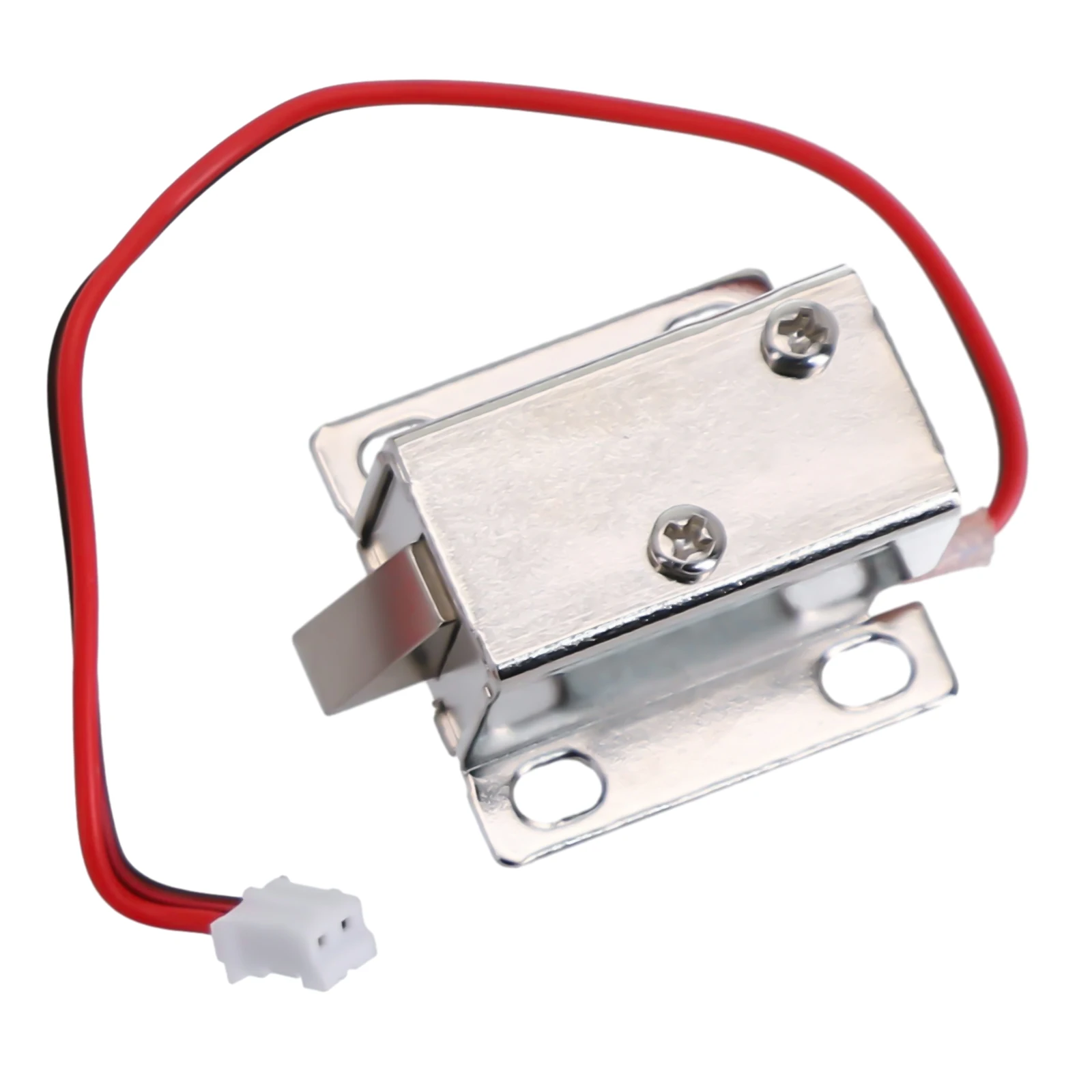 

Electronic Latch Lock Catch Door 12V Electri-magnet Release Solenoid Slant Slug Door Adhesive Security Latch Multi-functional