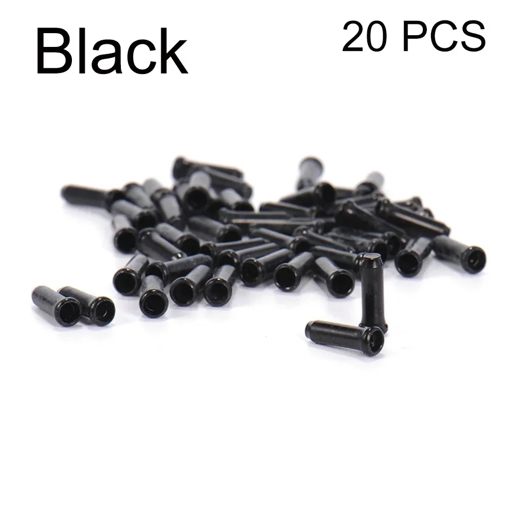 Aluminum Alloy Bike Brake Cable Tips 20/50Pcs Inner Cable Tips Wire End Caps For MTB Bicycle Accessories Repair