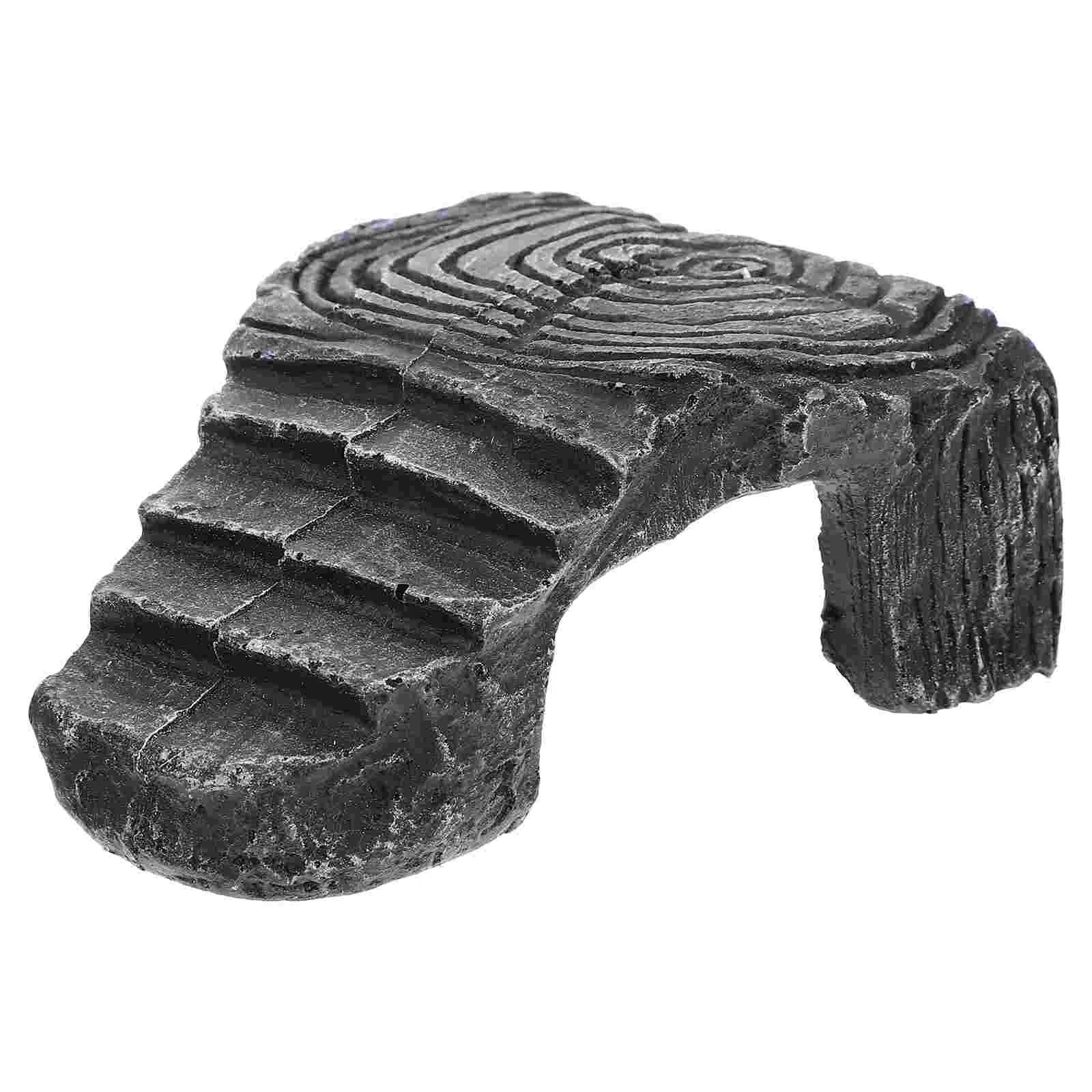 

Turtle Resin Cave Reptile Climbing Cave Tortoise Hiding Place Fish Tank Landscape Decor