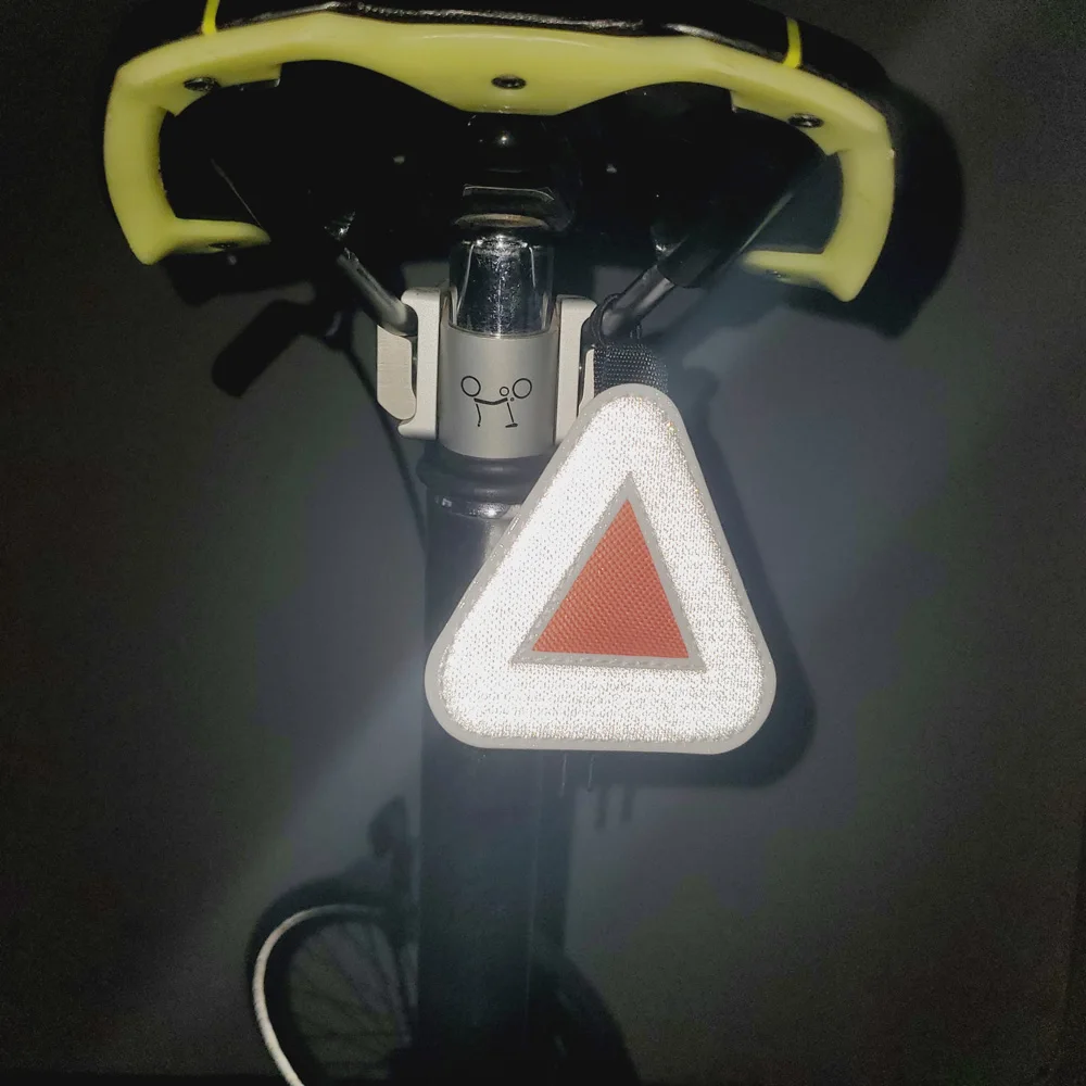 ダホンバイク用リアリフレクター、安全警告サイン、反射サドル