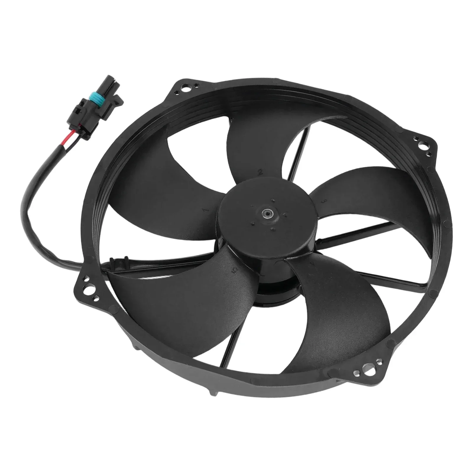 Black Plastic Radiator Cooling Fan Assembly for ATV