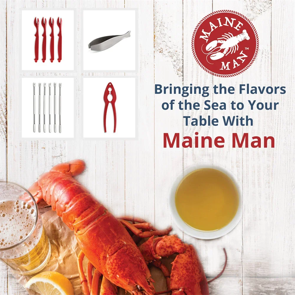 Description Picture 2 of item1pc Lobster Tongs Seafood Clamp Tools Crab Claw and Lobster Cracker Seafood Nut Crackers Durable Kitchen Tools