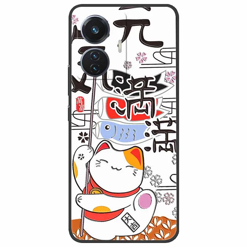 3D Relief Emboss Soft Silicone Cartoon Phone Cover